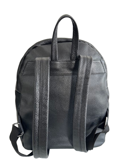 Zaino nero in pelle unisex lol