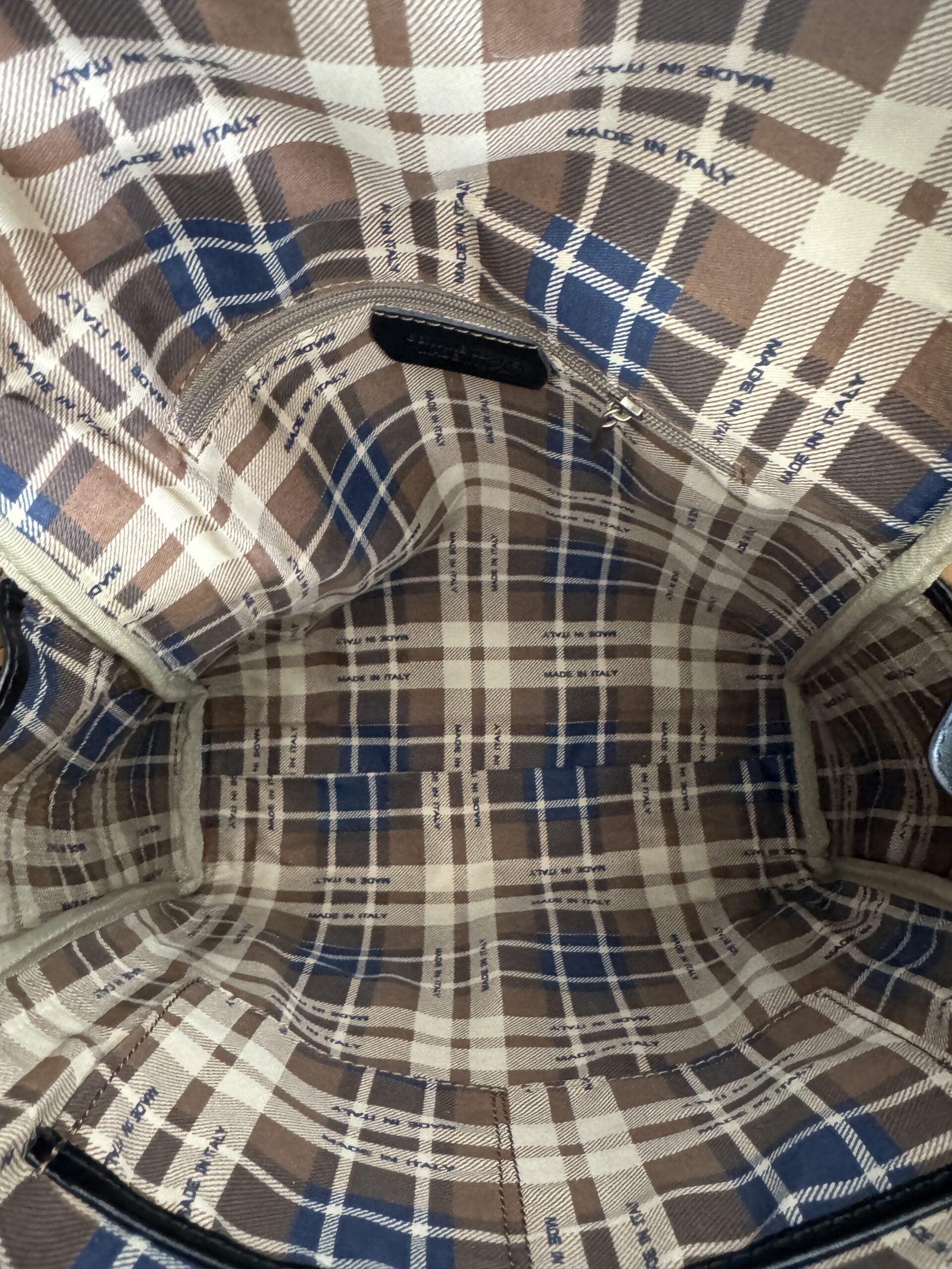 Zaino nero in pelle uomo brd