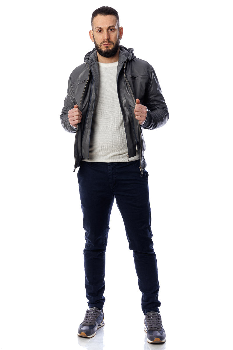 Bomber uomo 4 Stagioni grigio