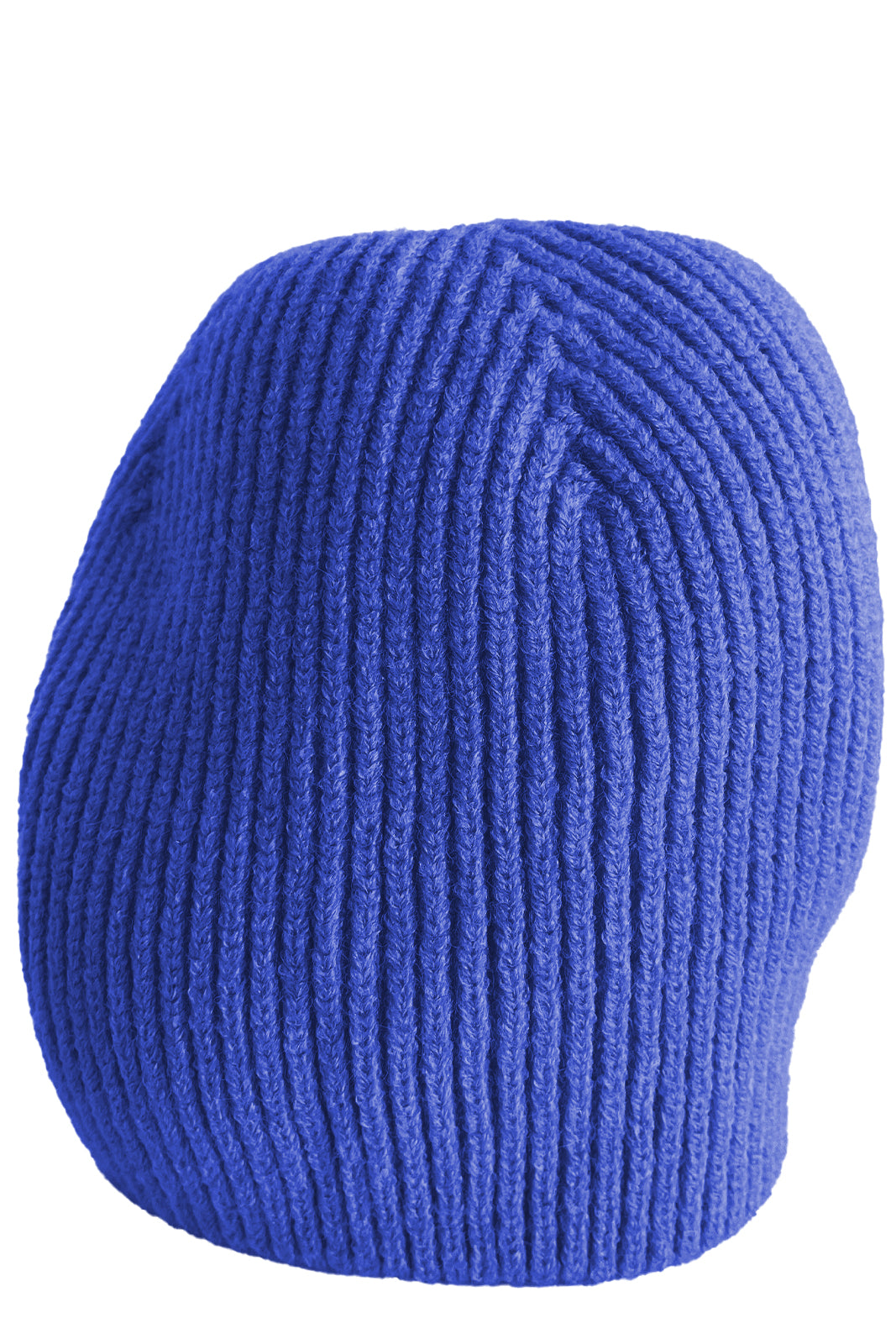 Berretto in lana con pon pon in murmasky blu
