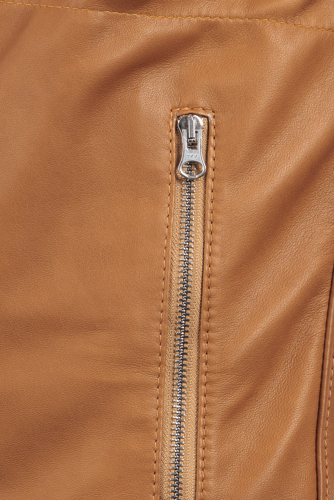 Giacca biker double face in pelle e camoscio uomo biscotto