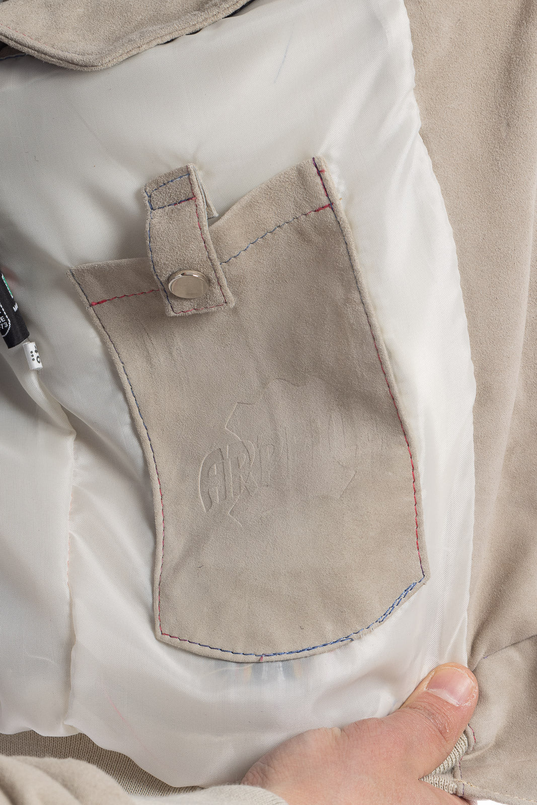 Bomber Gold Bunn con zip sabbia