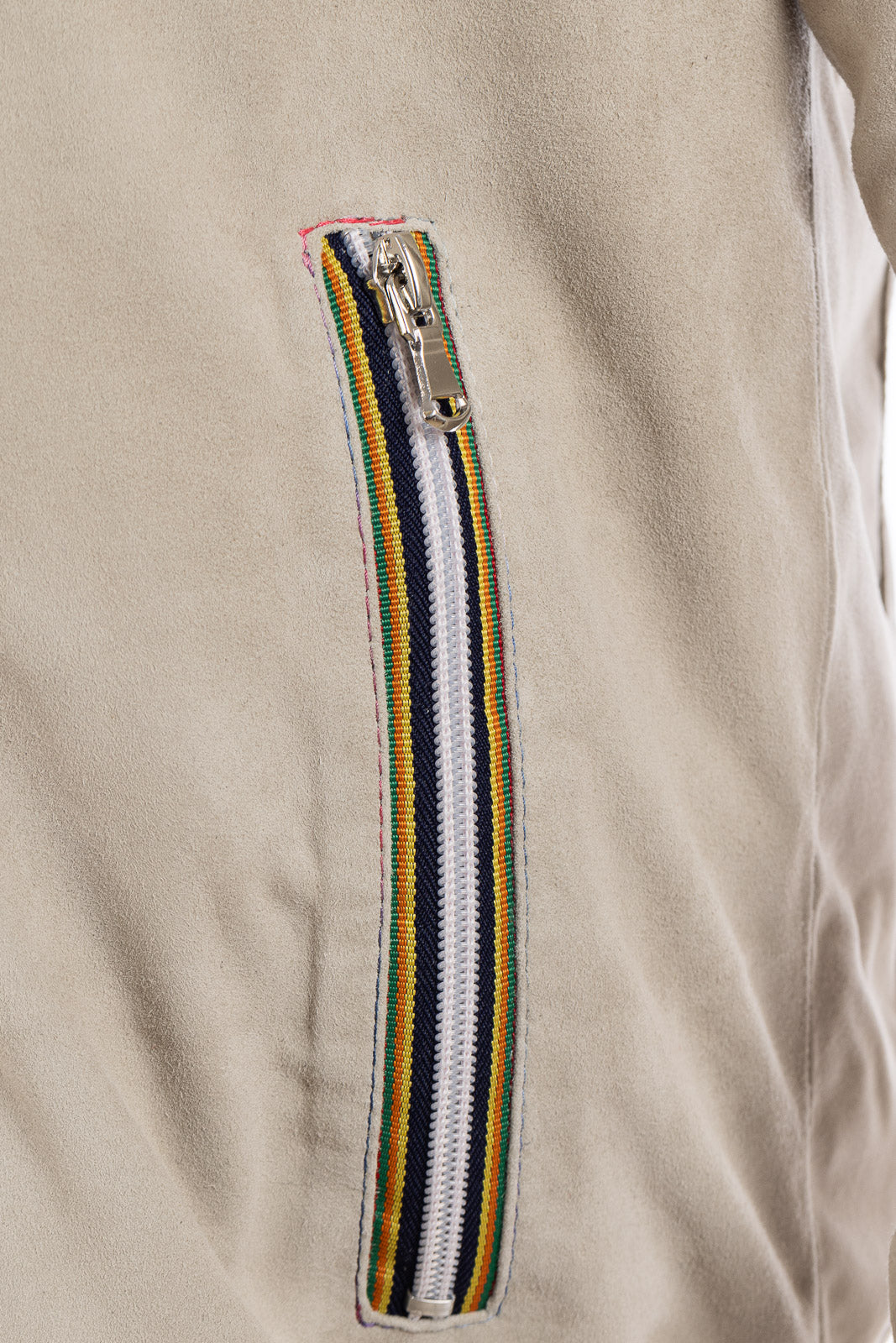 Bomber Gold Bunn con zip sabbia
