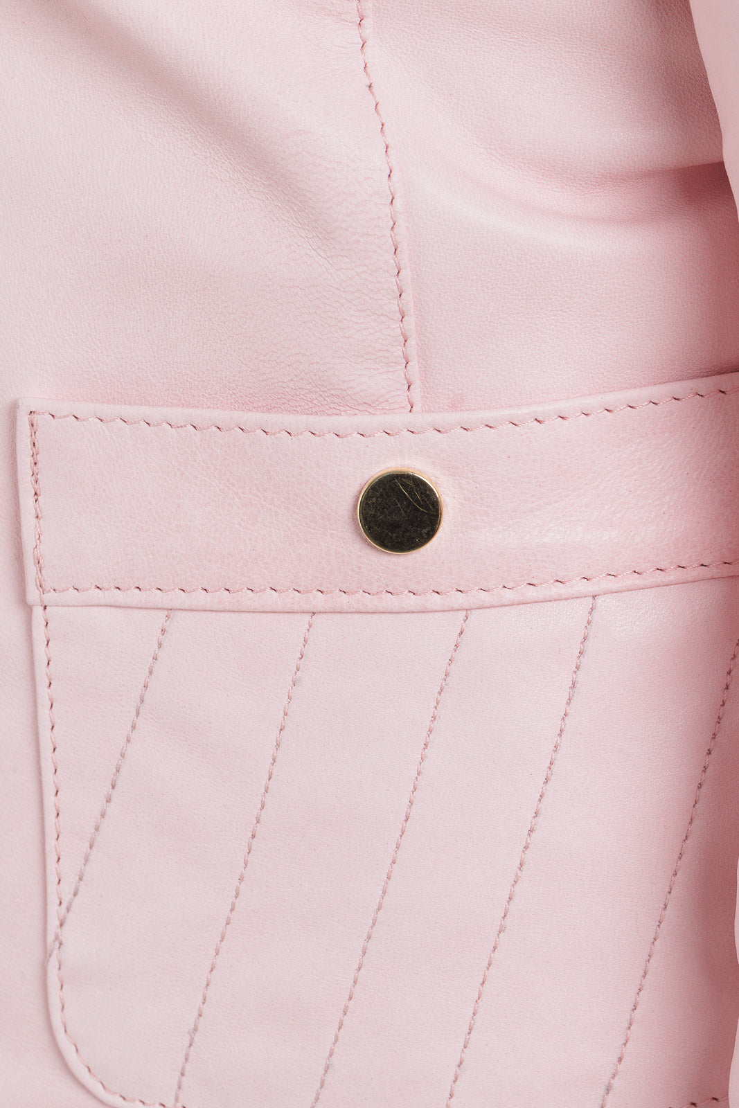 Giacca in pelle donna con zip CRISTINA rosa
