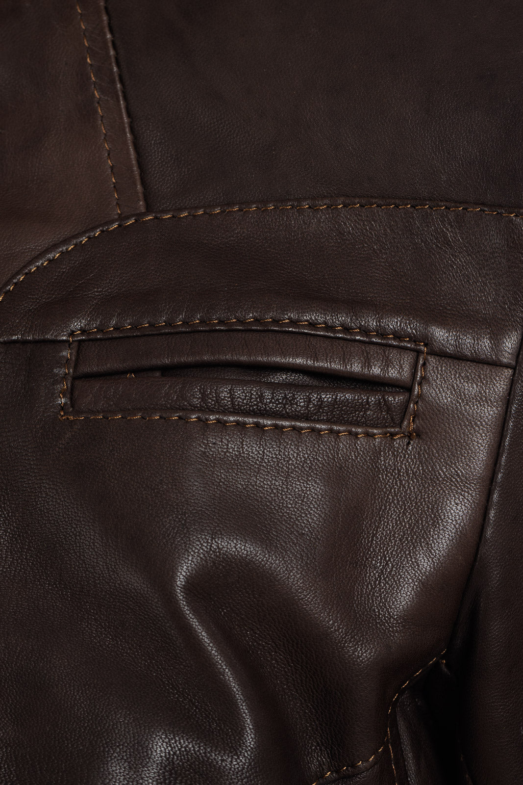 Giacca in pelle donna con zip SKY testa di moro