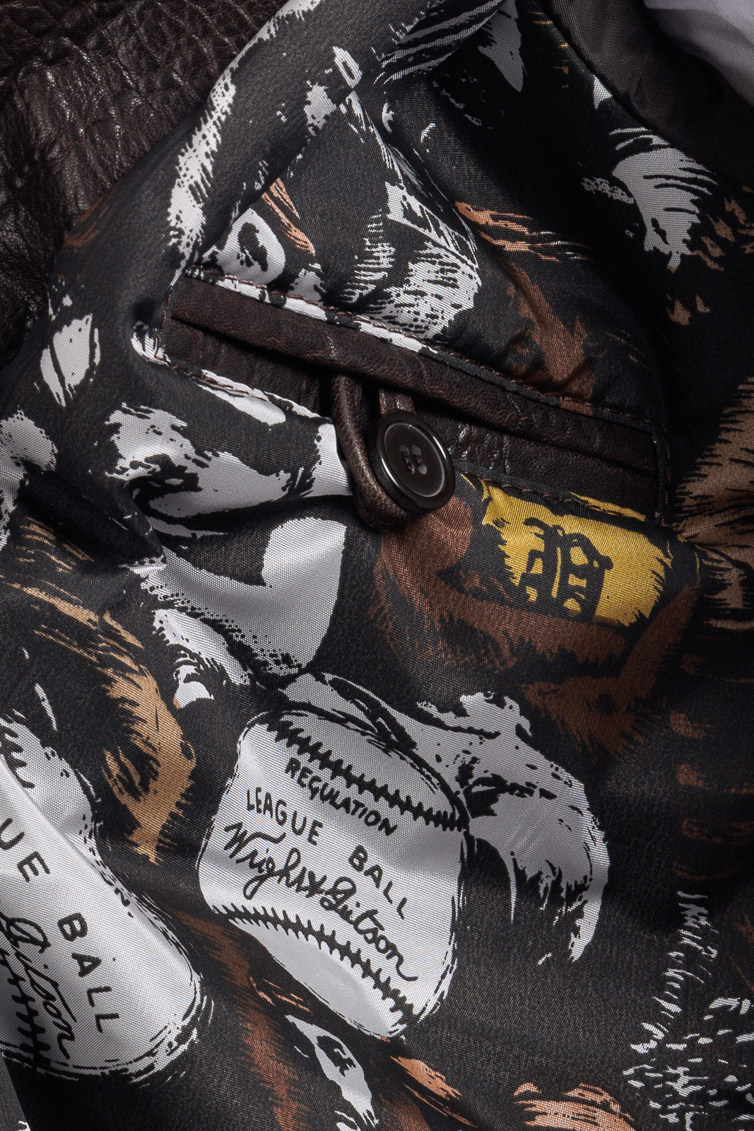 Giacca in vera pelle con zip uomo con toppe e collo in montone TOP GUN