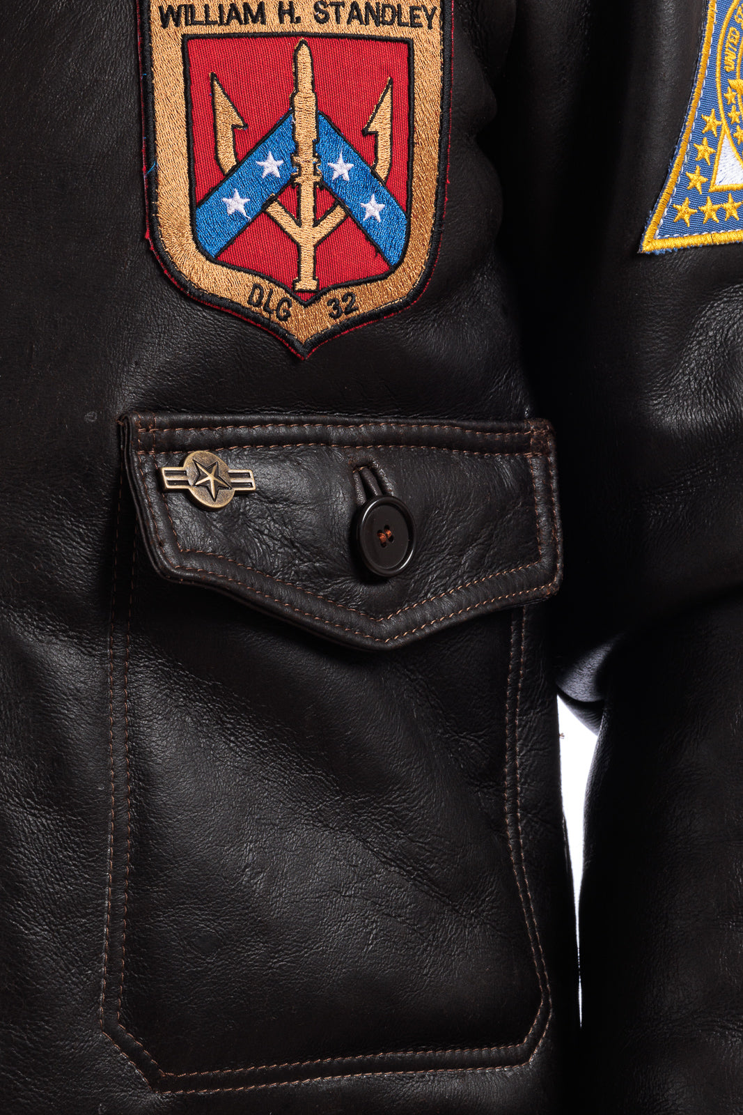 Giacca interamente in montone con zip uomo TOP GUN