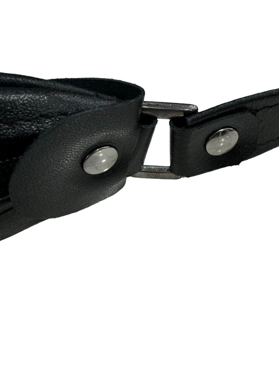 Marsupio nero in pelle