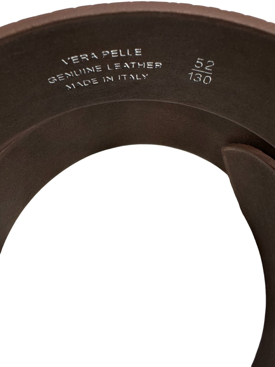 Cintura in vera pelle cuoio tartarugata