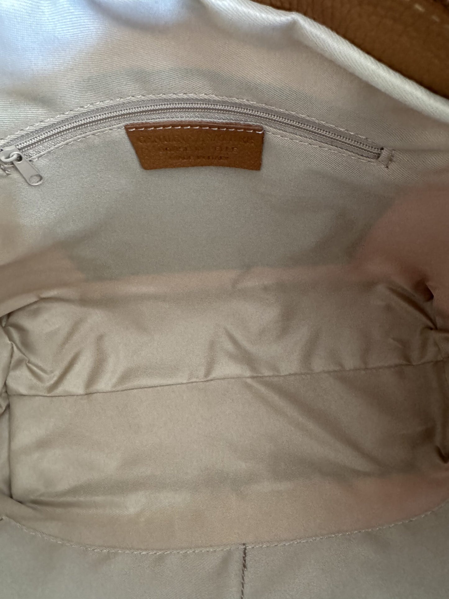 Borsa in vimini corallo e marrone 15