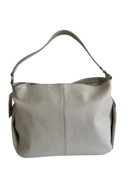 Borsa in vera pelle panna 22