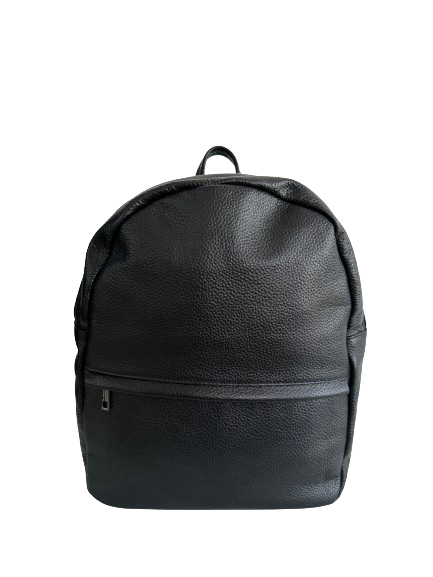 Zaino nero in pelle unisex lol
