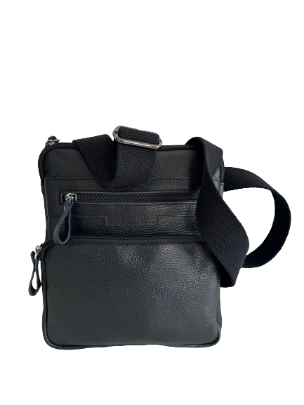 Borsello nero in pelle