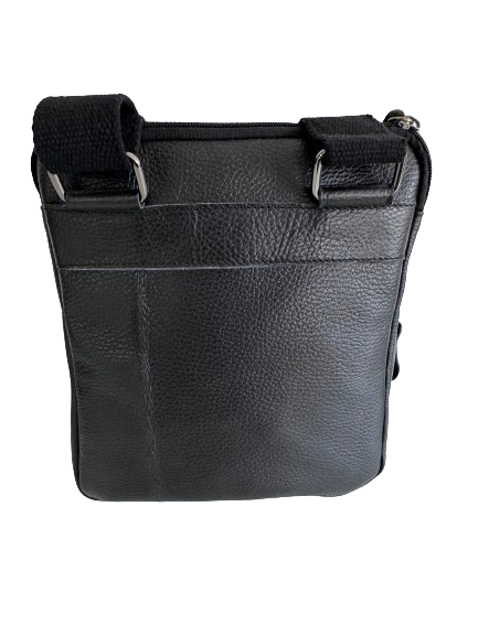 Borsello nero in pelle