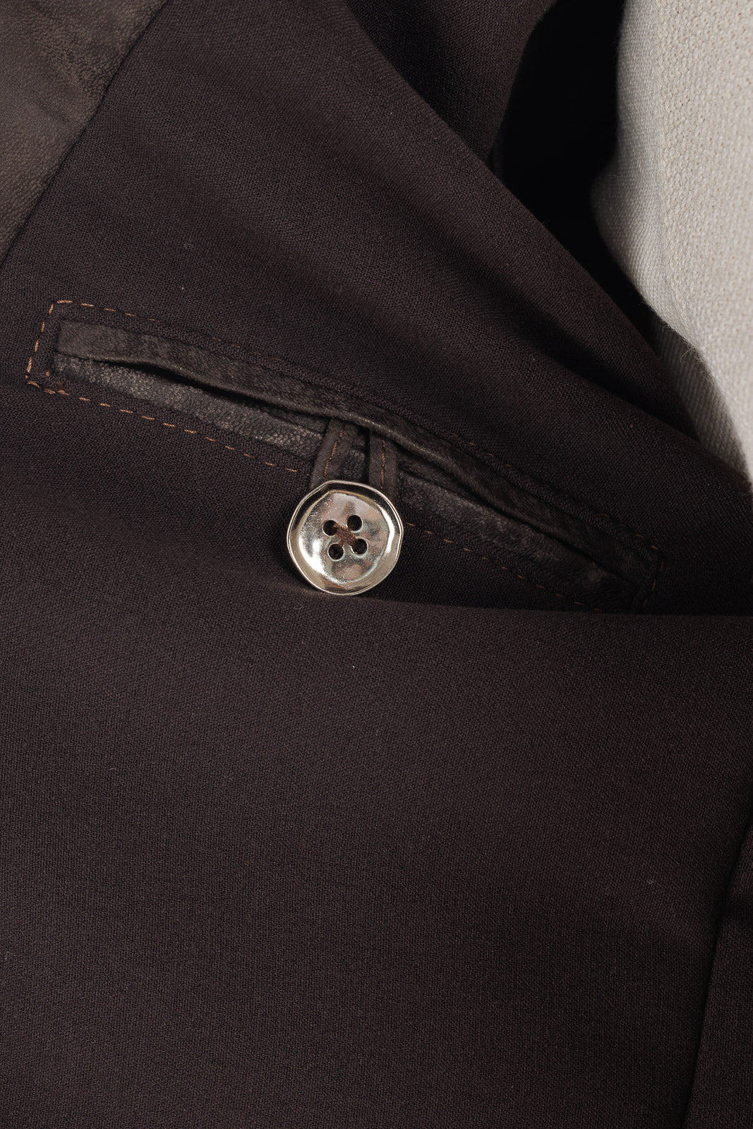 Bomber testa di moro in vera pelle con zip