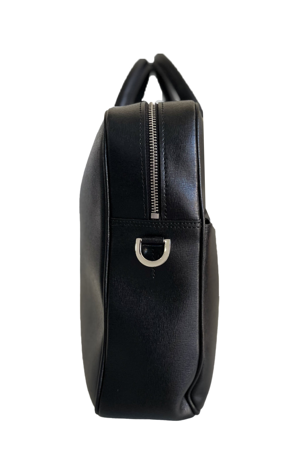 Borsa nera in vera pelle PC