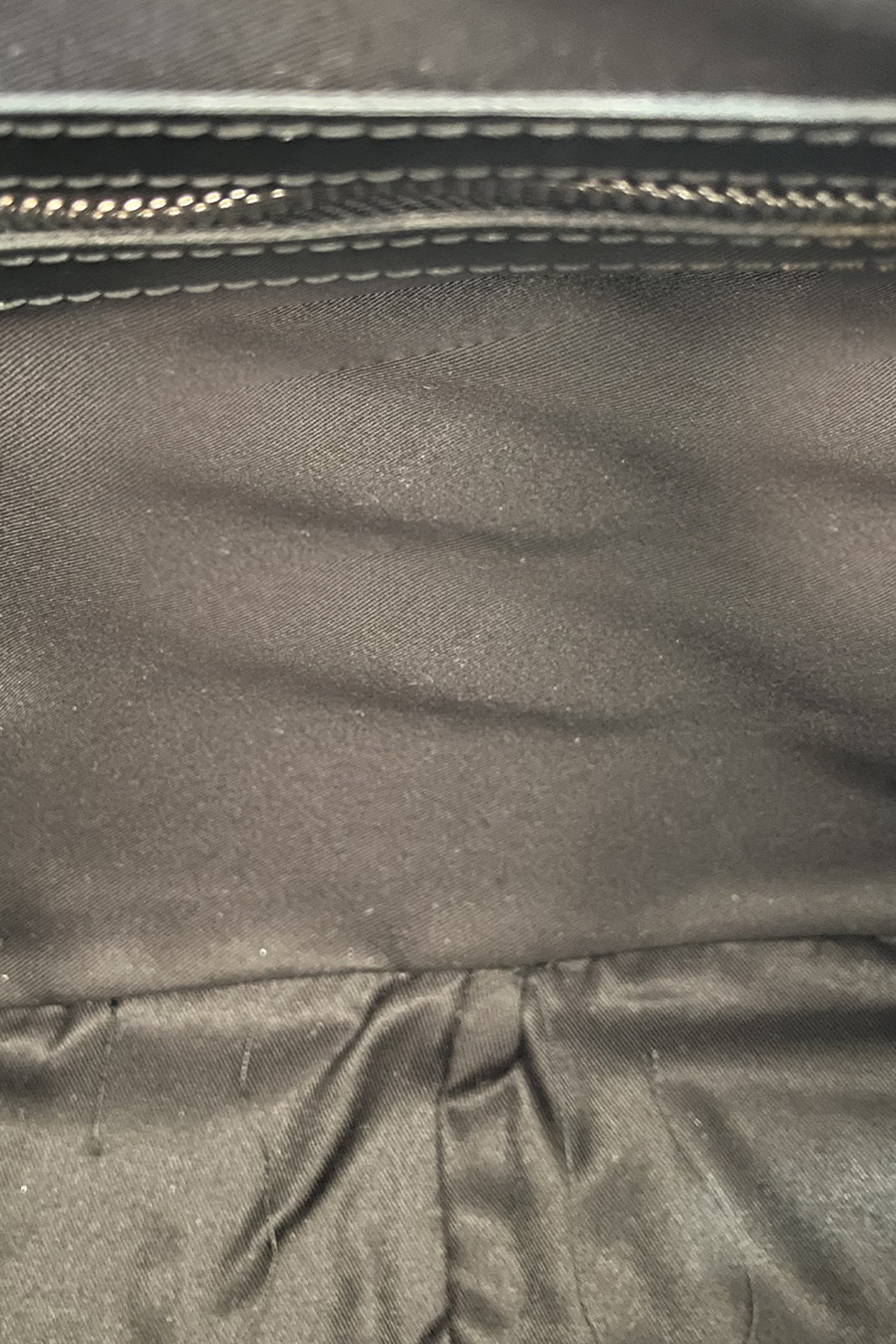 Borsa nera in vera pelle PC