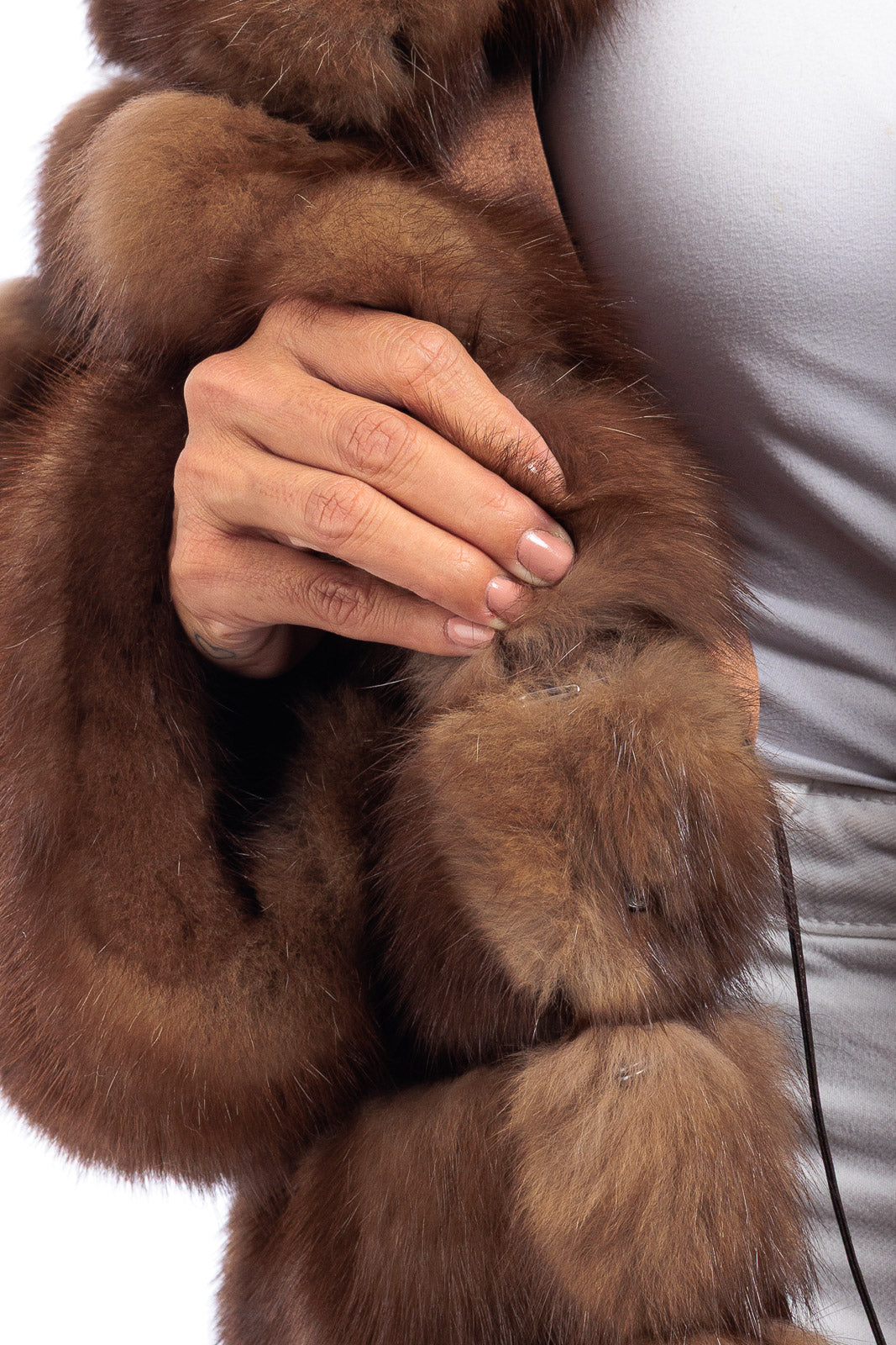 Giacca di pelliccia di zibellino