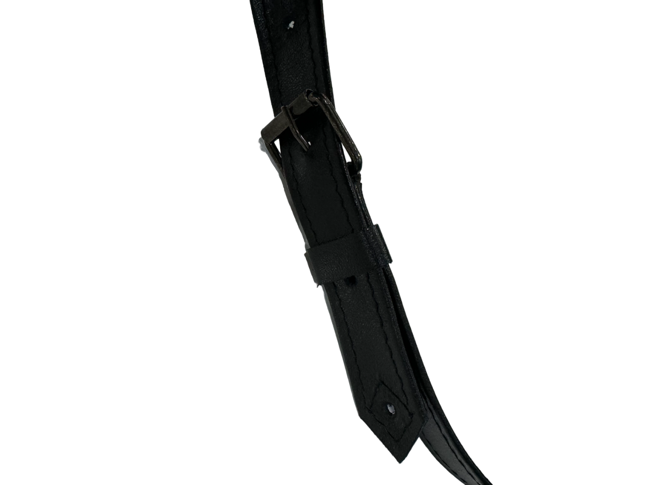 Marsupio nero in pelle