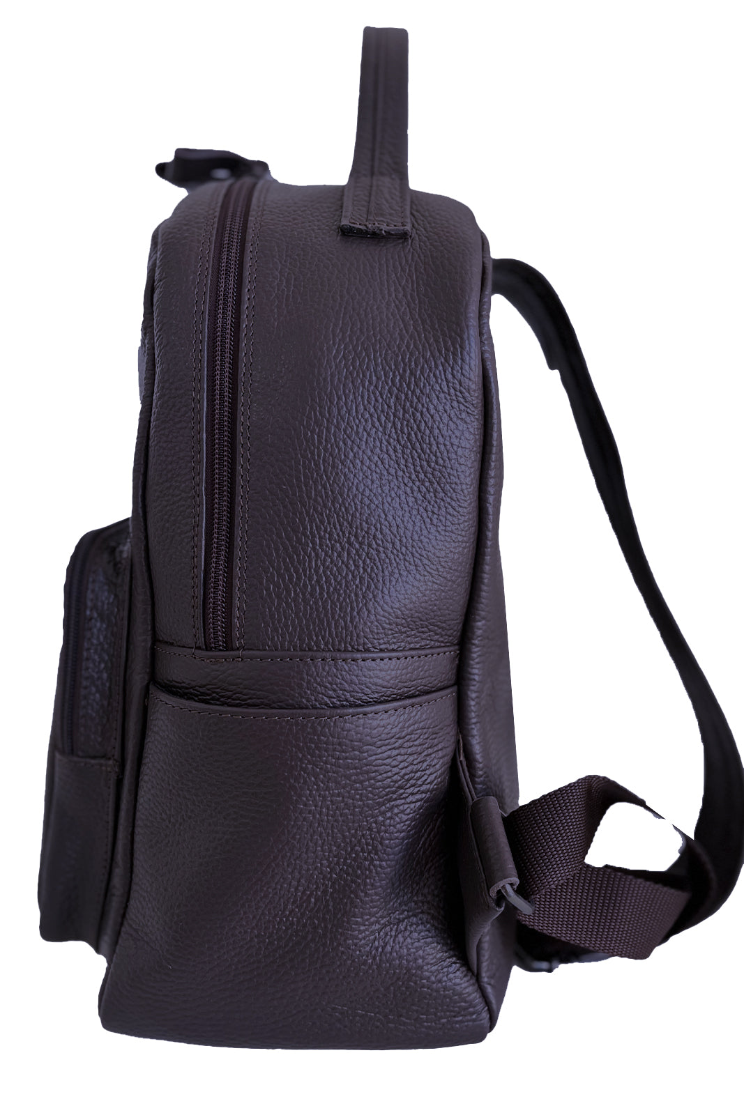 Zaino blu in pelle unisex